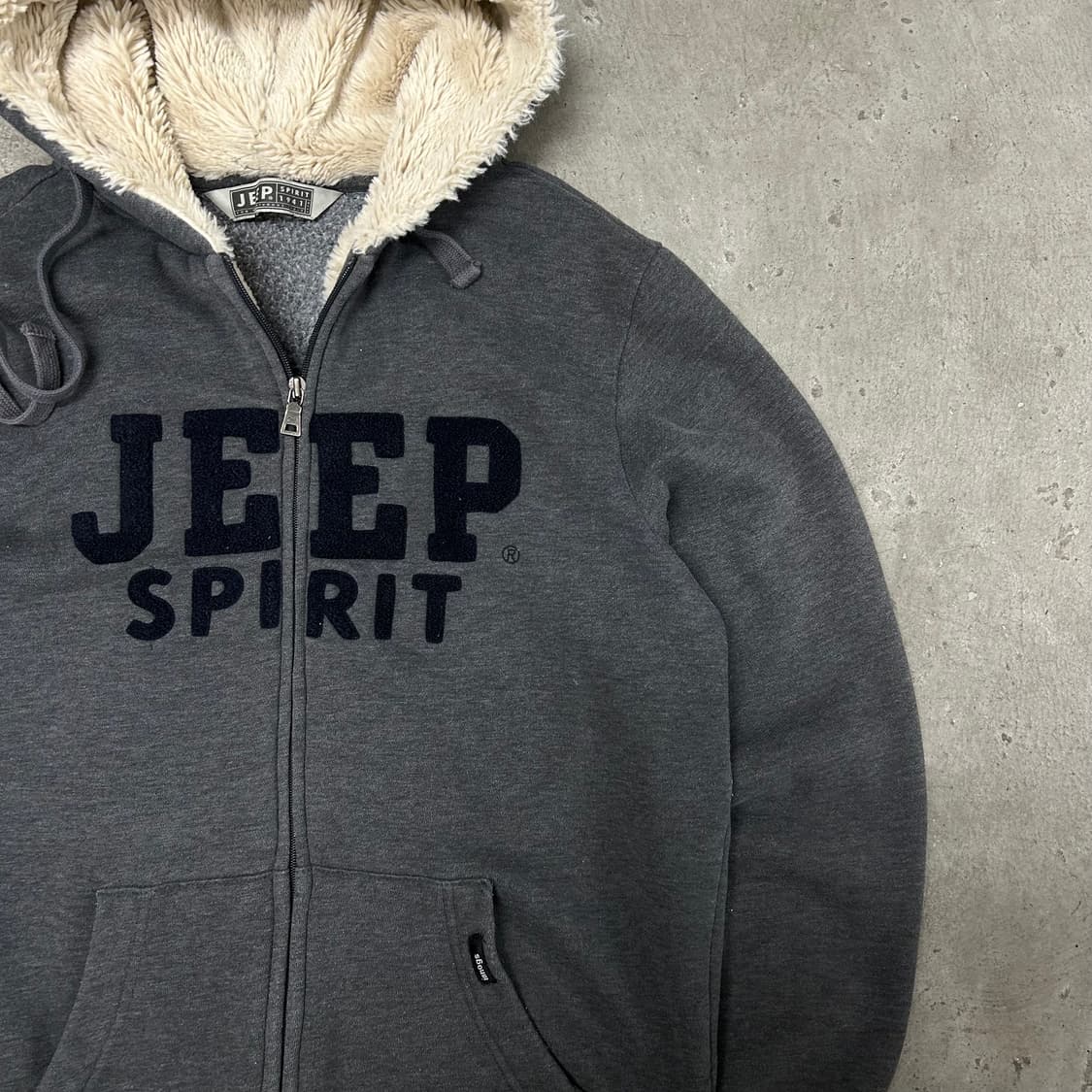 지프 양털 후드집업[1424] 상품이미지3