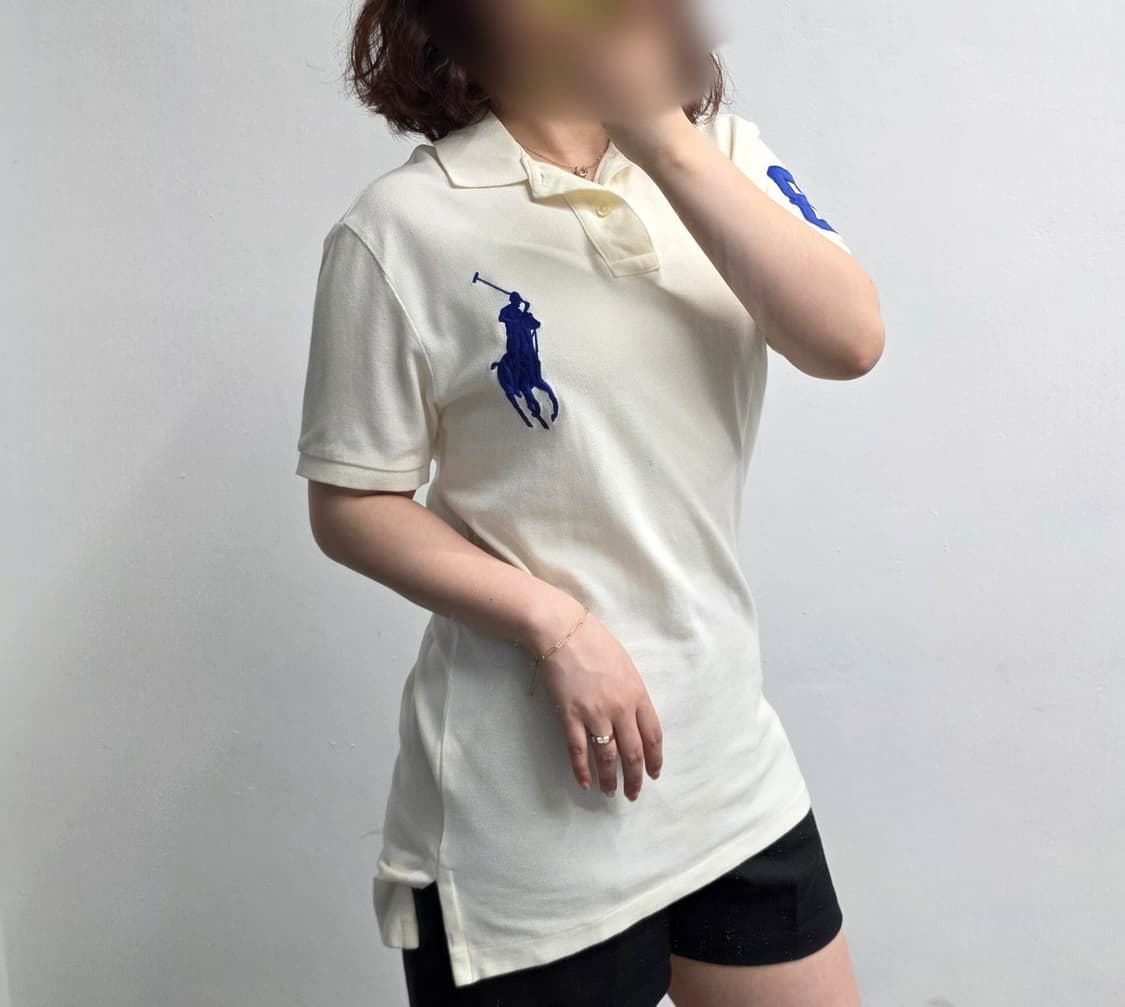 [프립]빅포니 폴로 랄프로렌 카라티 아이보리 상품이미지1