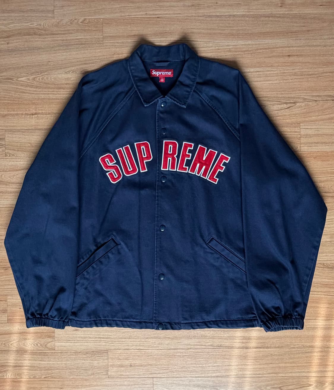 [L] 슈프림 아크 데님 코치 자켓 네이비 상품이미지2