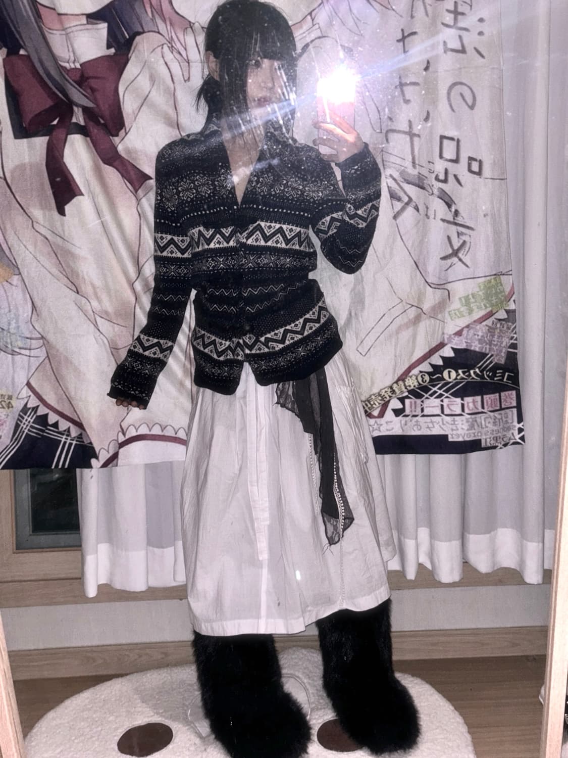 노르딕 떡볶이 가디건 상품이미지1