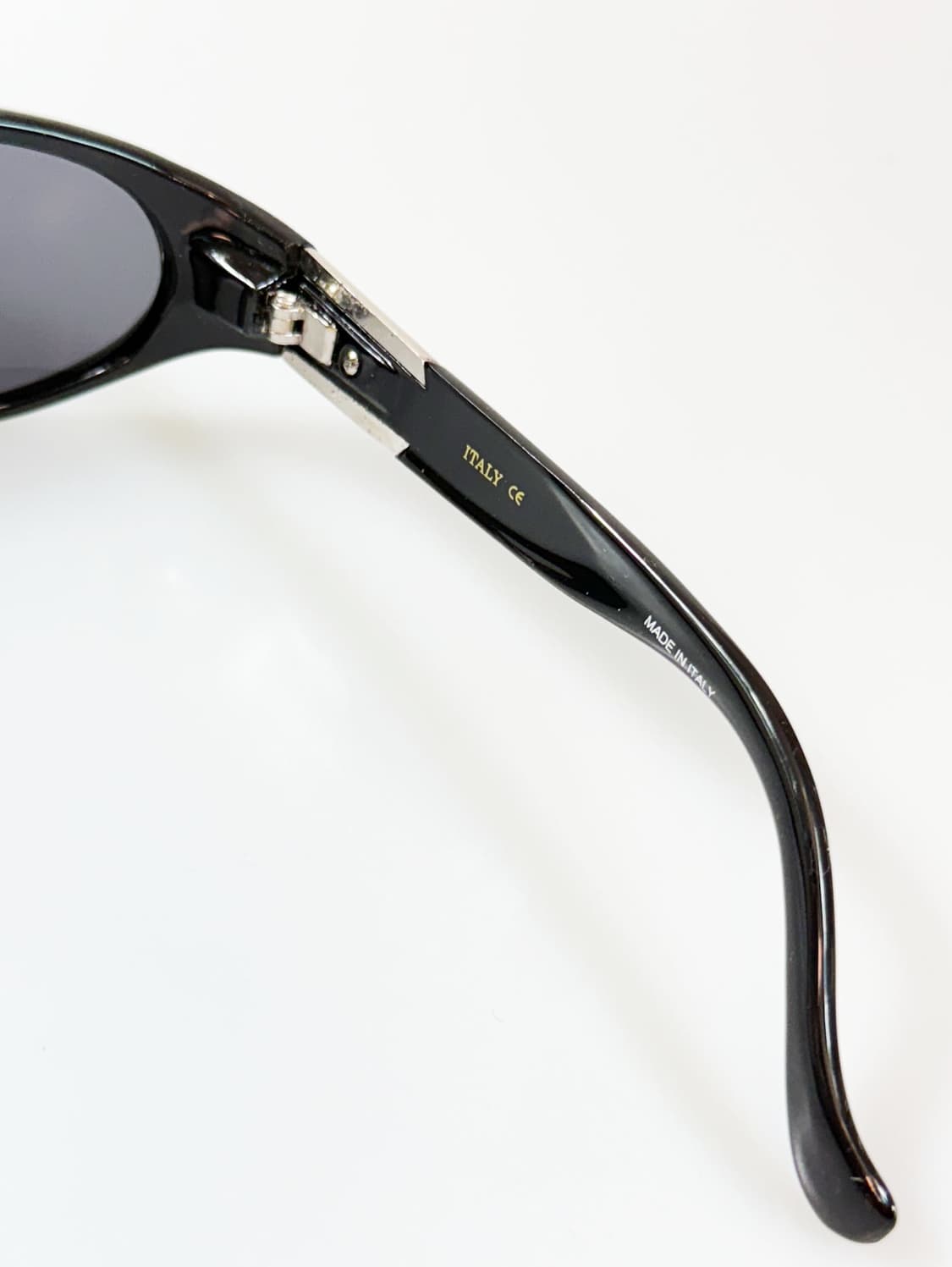 90s DC 블랙 볼드 오벌 프레임 빈티지 선글라스 상품이미지6