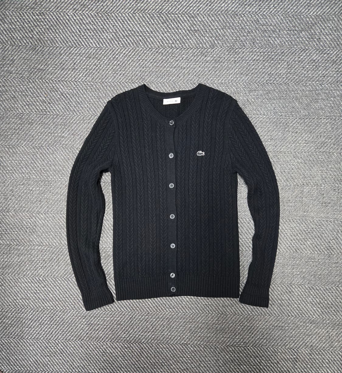 라코스테 케이블 라운드 가디건 모100%가디건 상품이미지1