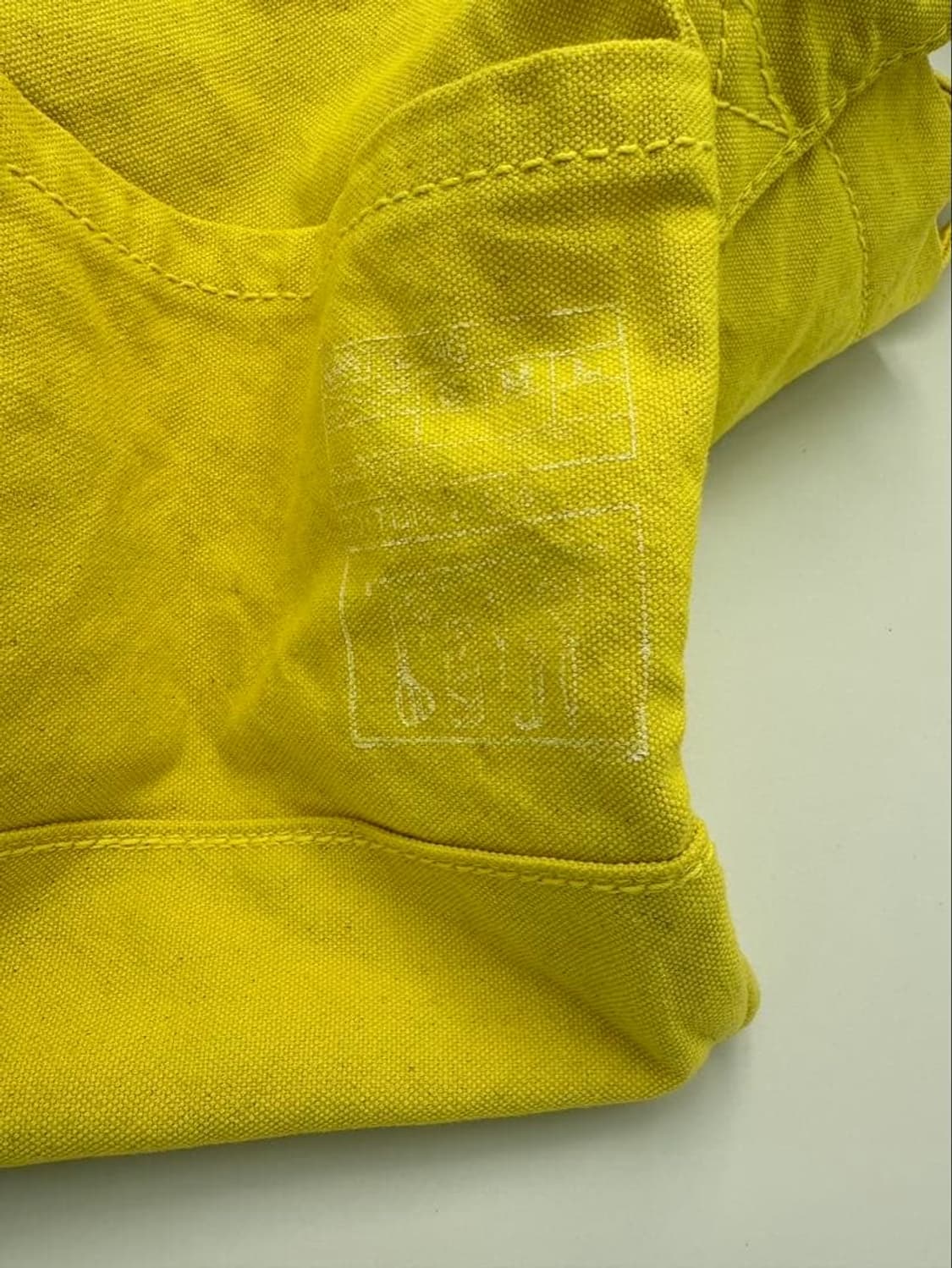 Kapital 캐피탈 옐로우 더플 데님 숄더백 상품이미지6