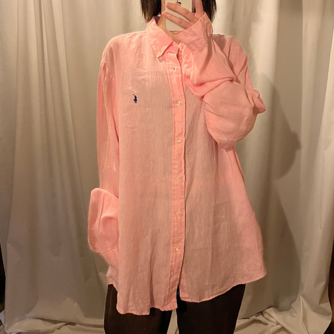 폴로랄프로렌 린넨 솔리드셔츠 상품이미지2