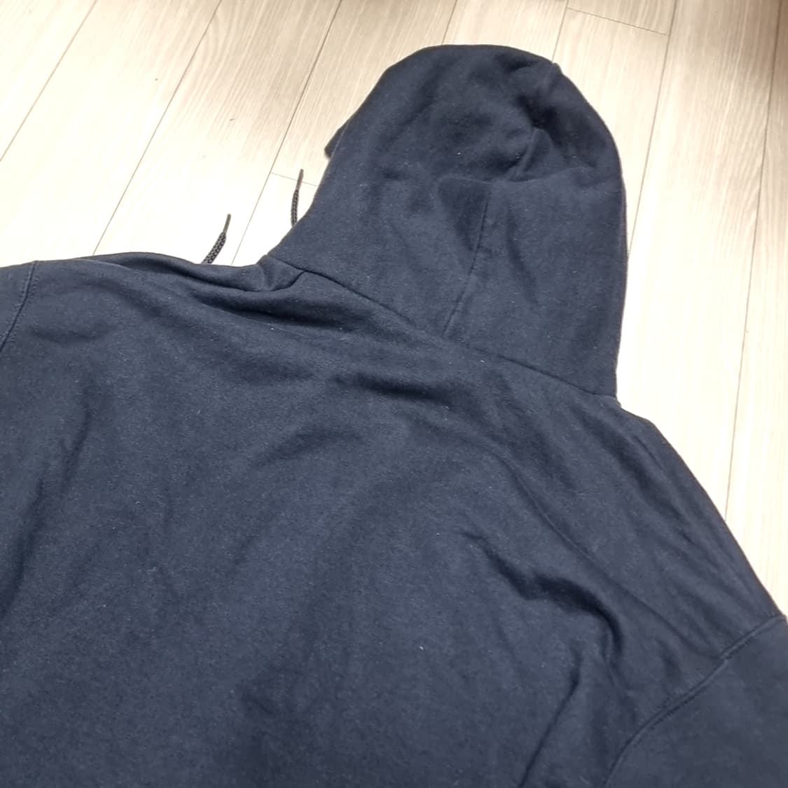 챔피온 블랙 기모 후드집업(라지) 상품이미지5