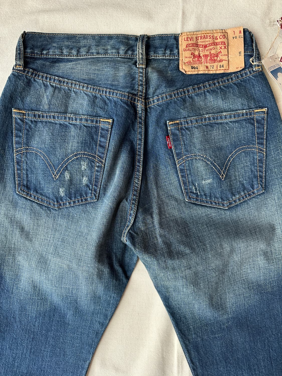 리바이스 501 스테이트루 워싱 데님 팬츠 28(새상품) 상품이미지7