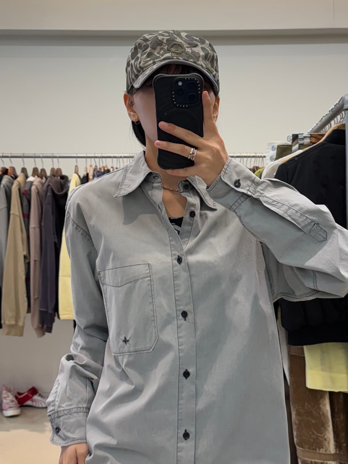 스톤아일랜드 코튼 나일론 오버셔츠 상품이미지6