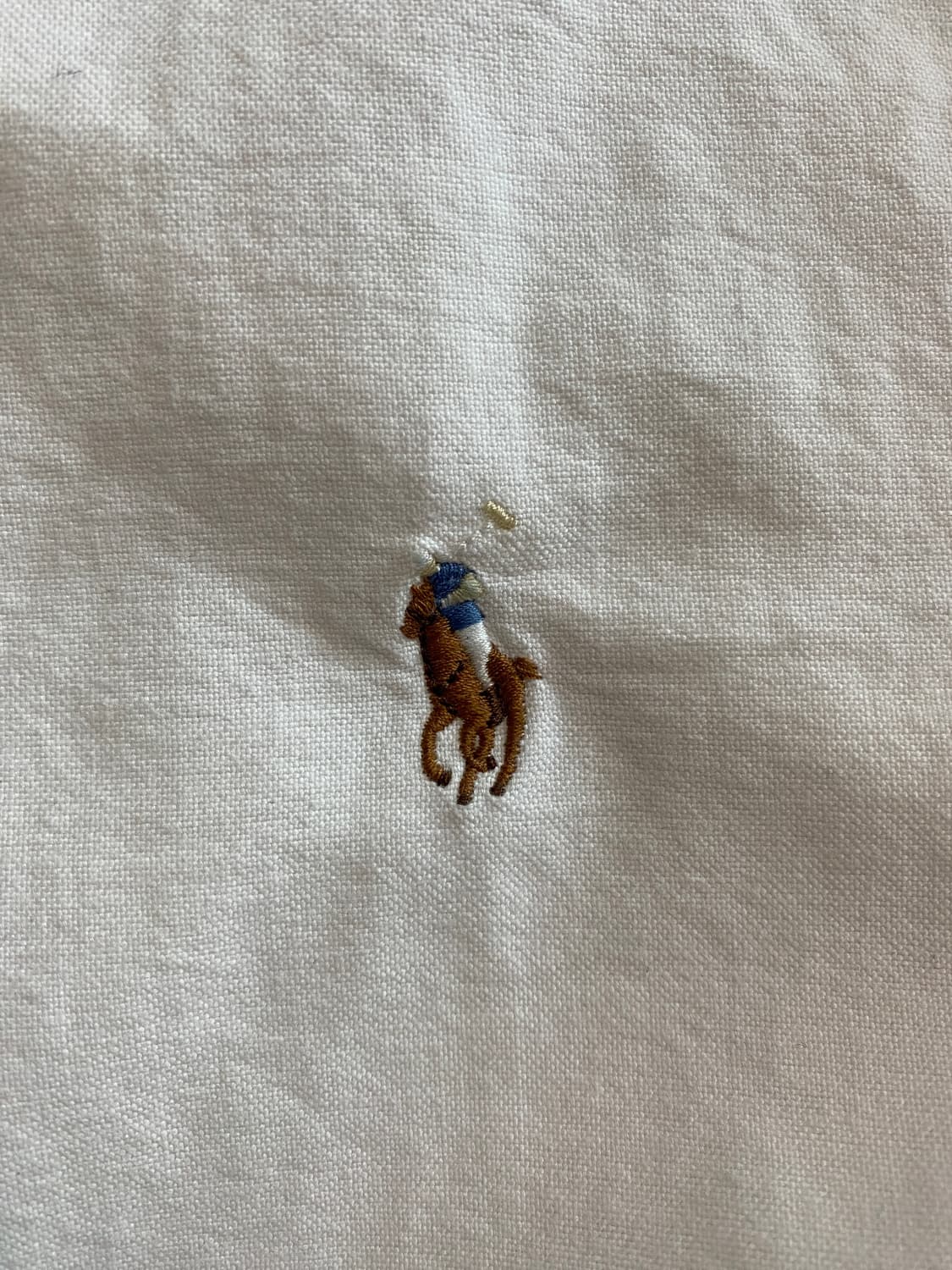 폴로 랄프로렌 옥스포드 흰색 셔츠 XXL (110) 상품이미지3