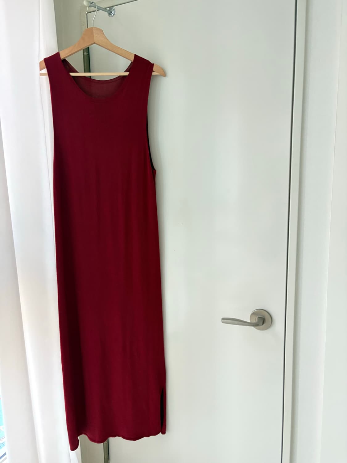 Dark Red Layered Dress 상품이미지7