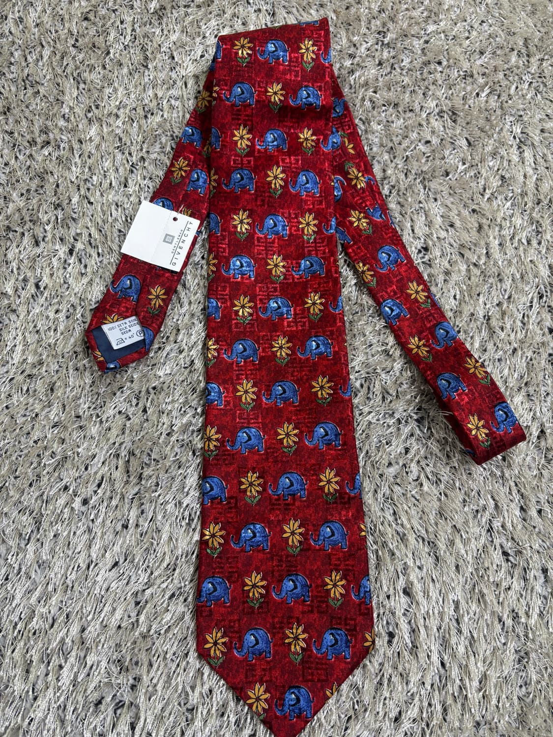 이태리제 지방시 실크 넥타이 상품이미지1