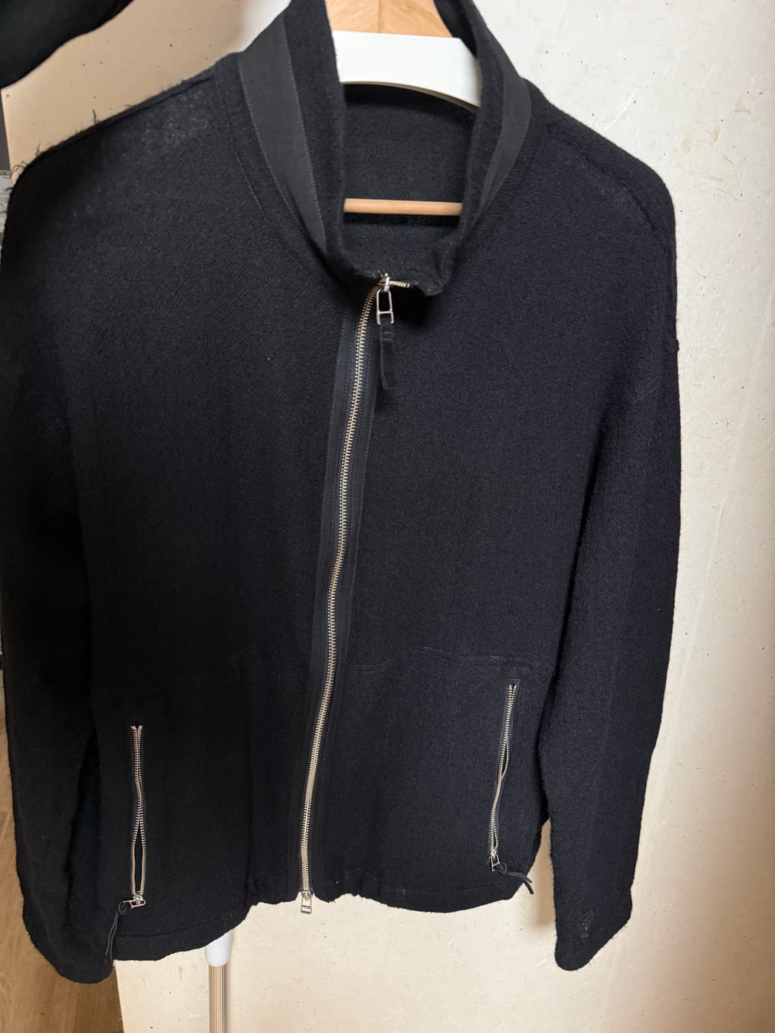 폴리테루 보일드 울 트랙자켓 상품이미지2