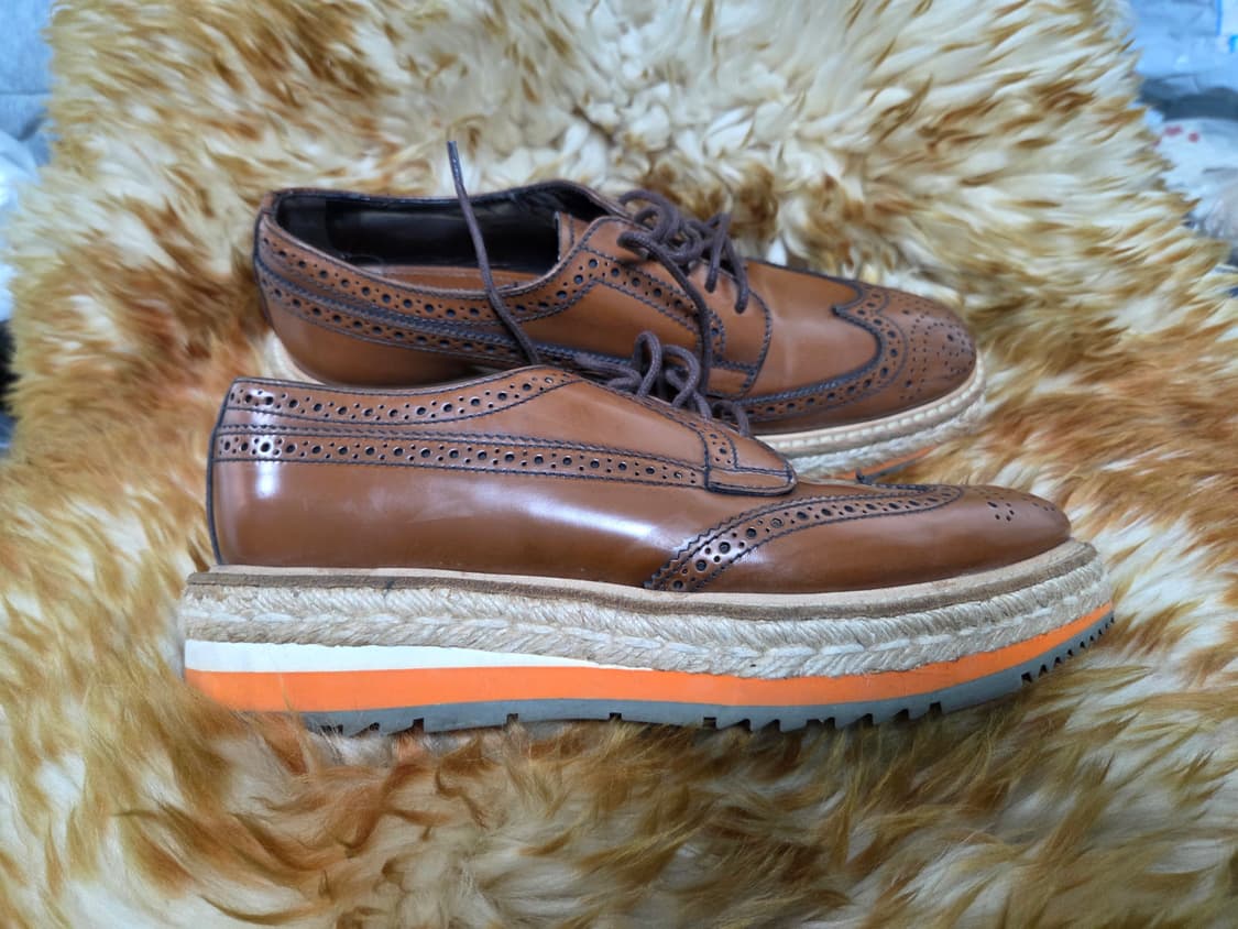 프라다 윙팁 구두,로퍼 상품이미지2