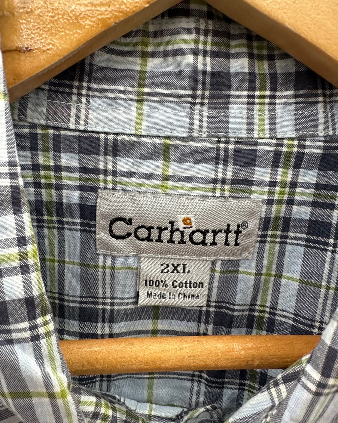 (2XL)칼하트 체크 반팔셔츠-M1963 상품이미지4