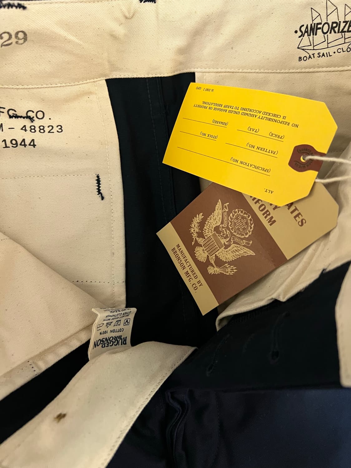 브론슨 치노 네이비 29 새제품 상품이미지5