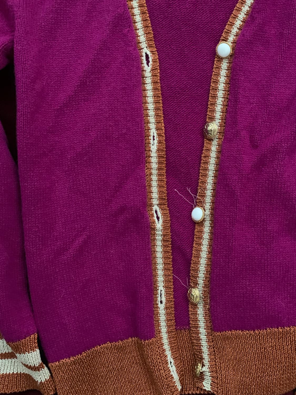 웨일즈 보너 알파카 블렌드 가디건 XS/S 상품이미지3