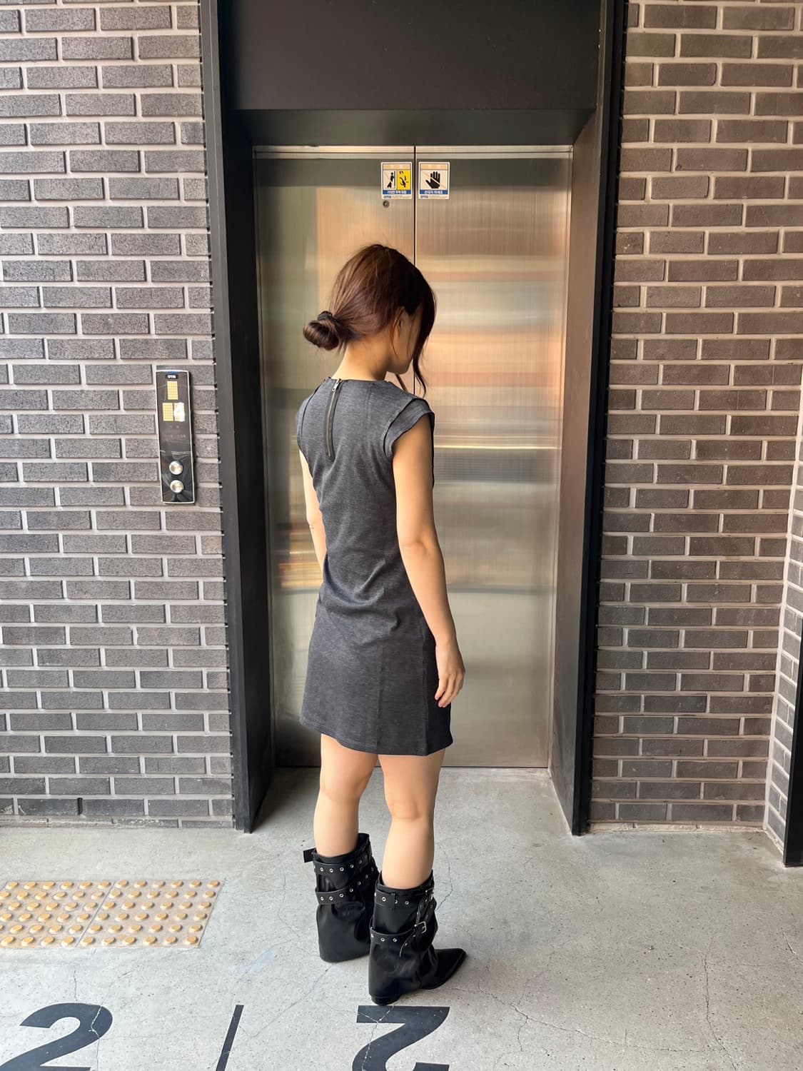 Desigual 그래픽 미니 드레스 상품이미지3