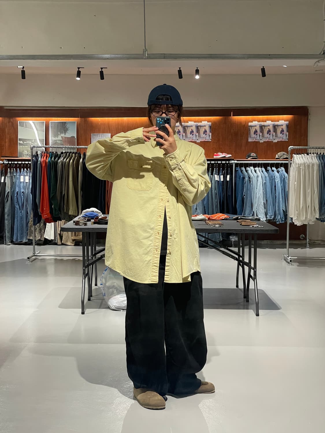 L.L bean shirt  (Light yellow color) 상품이미지3