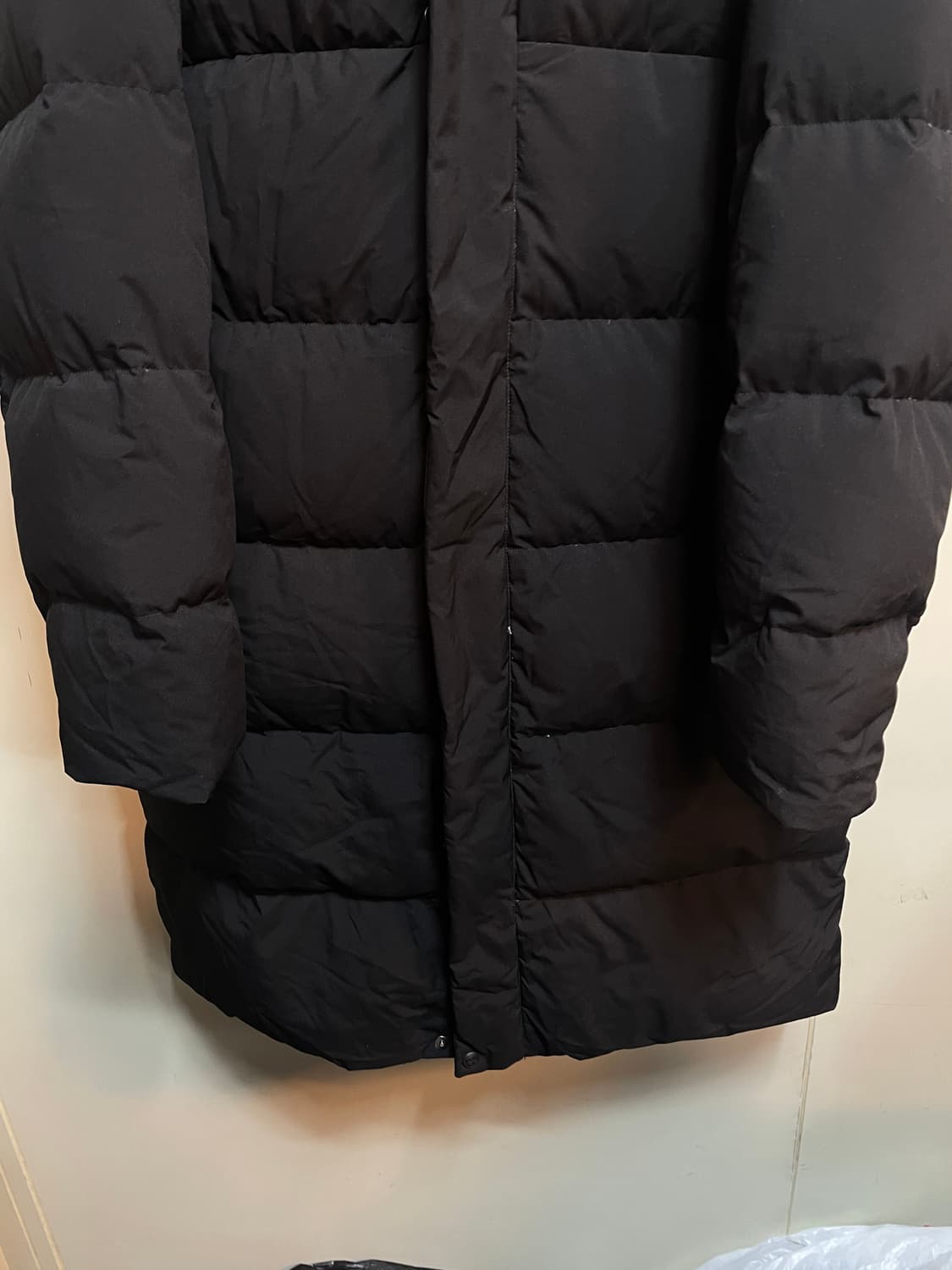 디스커버리 너구리털 덕다운 롱패딩 상품이미지4