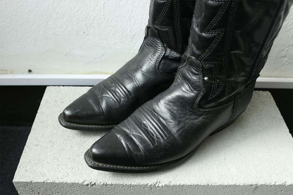 USA 빈티지 블랙 웨스턴 부츠  상품이미지6