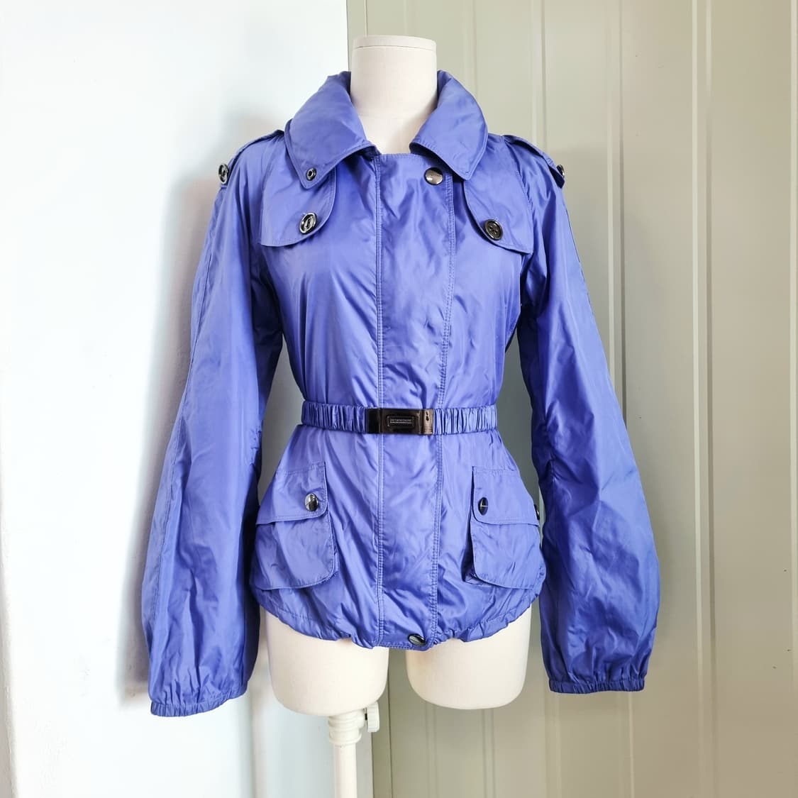 버버리 나일론 벨티드 바람막이 점퍼 자켓 (55/표기UK8,US6) 상품이미지1