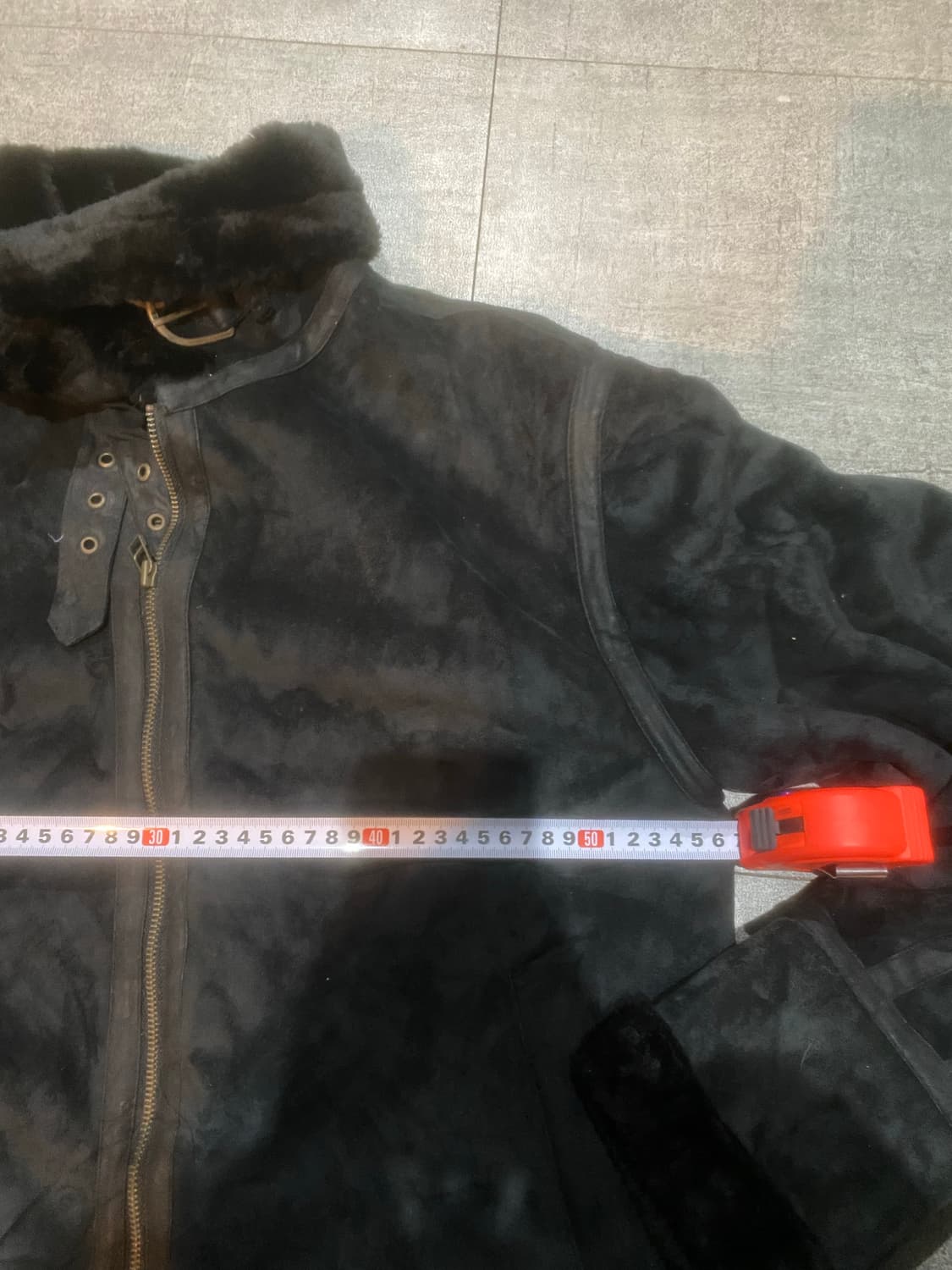 일본빈티지 Moderm 올드스쿨아메카지 보헤미안스트릿 무스탕자켓 상품이미지3