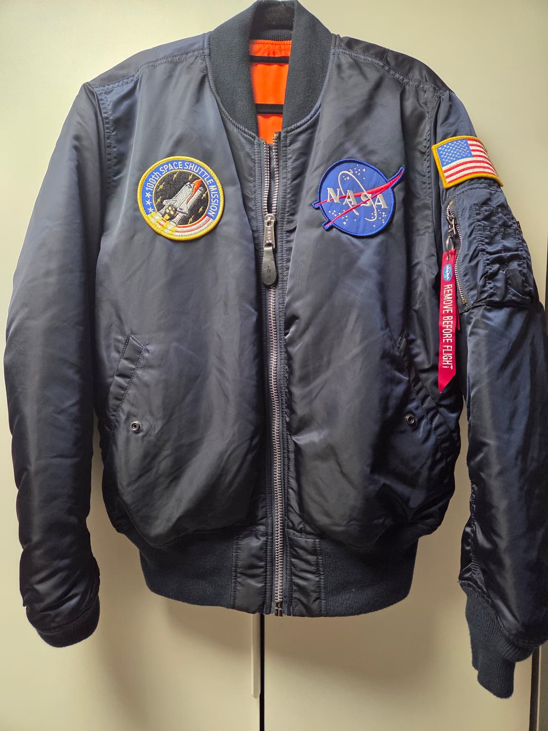 알파인더스트리 MA-1 나사(NASA) 100th Mission 기념 상품이미지1