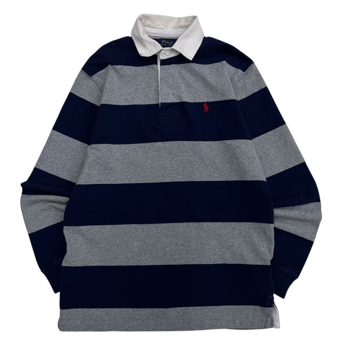 폴로 랄프로렌 레드포니 네이비 단가라 럭비티 S 상품이미지2