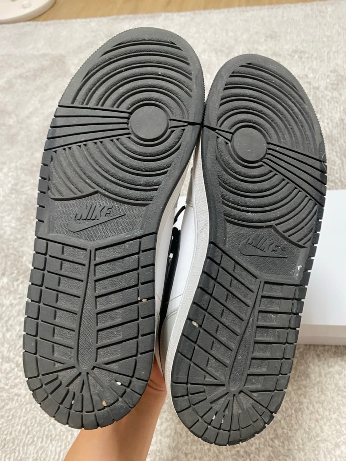 [W275] 나이키 에어조던1 미드 그레이포그 상품이미지4