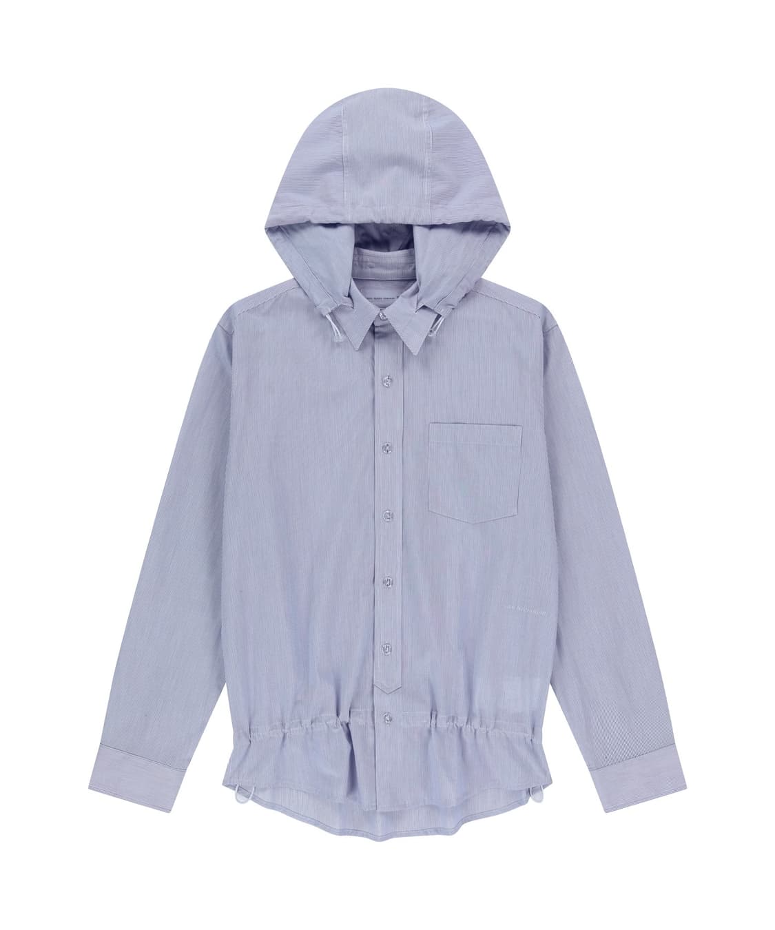 (2) 산산기어 스트라이프 후드 셔츠 블루 hood shirts 상품이미지1