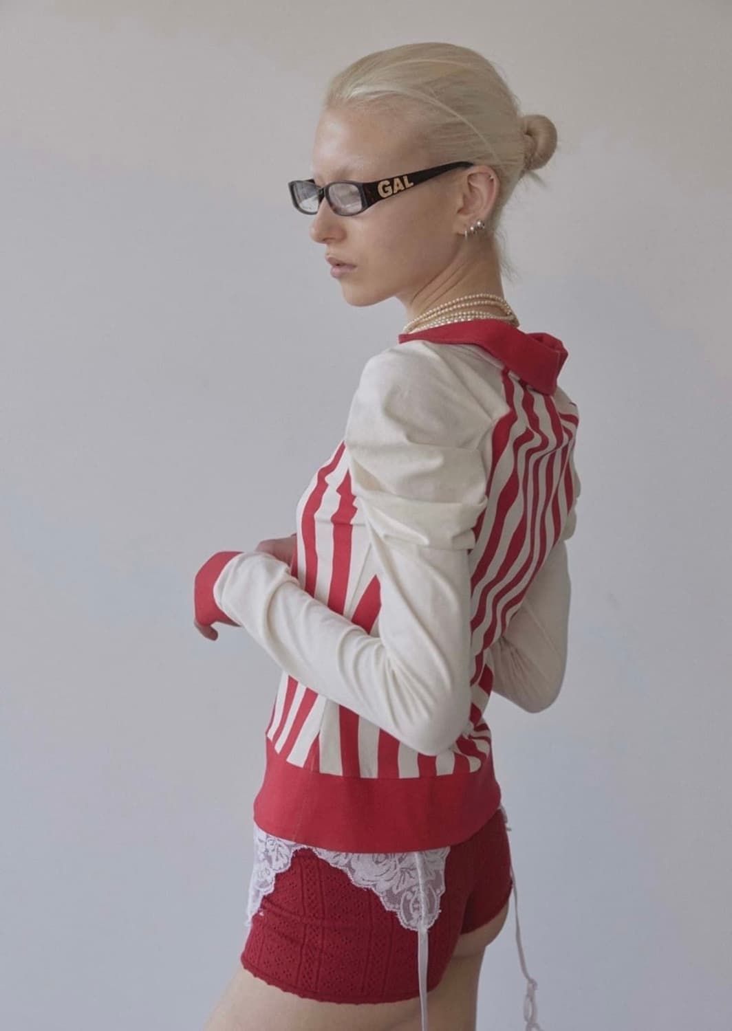 스컬프터 스트라이프 티셔츠 상품이미지2