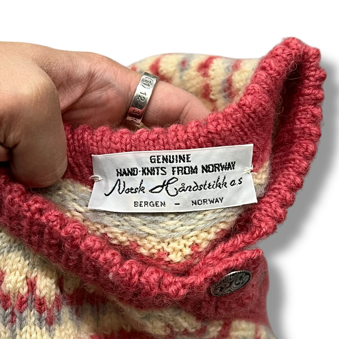  노르웨이 노르딕 핸드 니트 가디건 y14399 상품이미지7