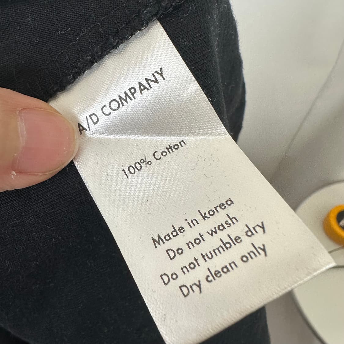   RIVER 여자 라운드넥 반팔티 검정 36 (실측108) 상품이미지8