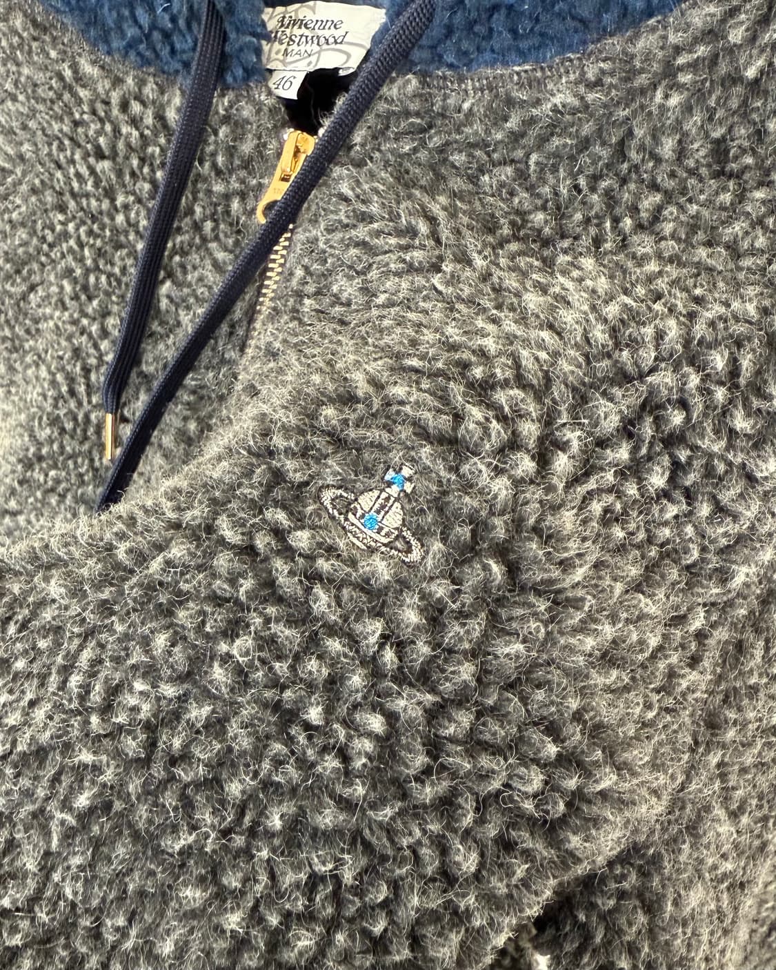 Vivienne westwood man 쉐르파 집업 상품이미지10