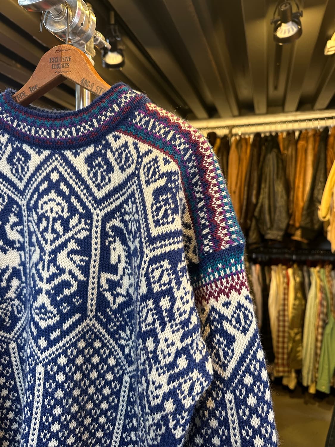 데일오브노르웨이 헤비 울 노르딕 스웨터 상품이미지4