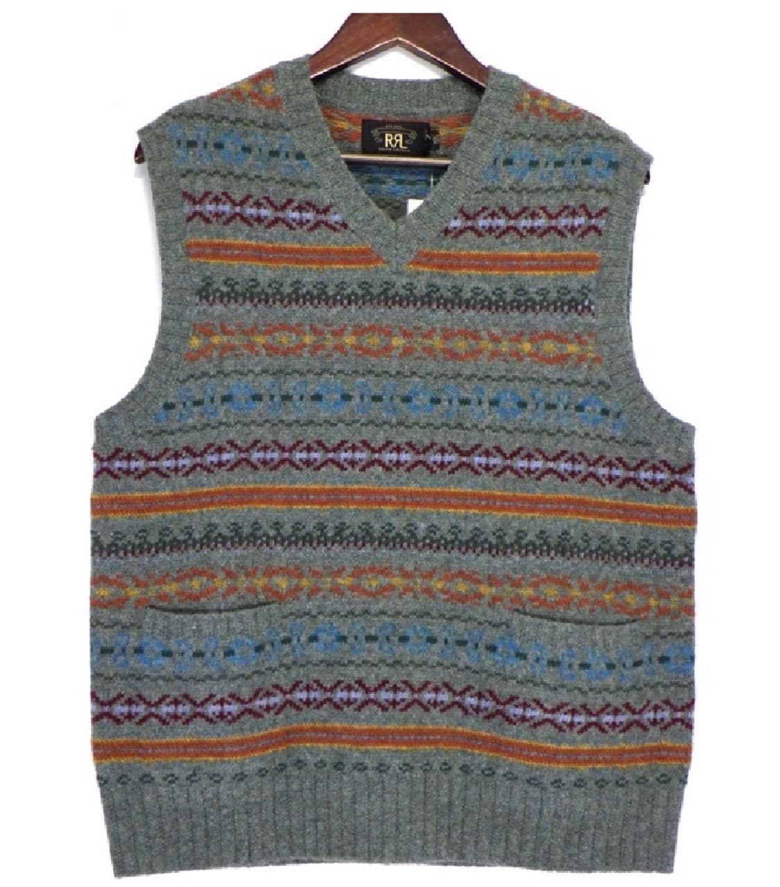 RRL 페어 아일 울 블렌드 스웨터 베스트 상품이미지1