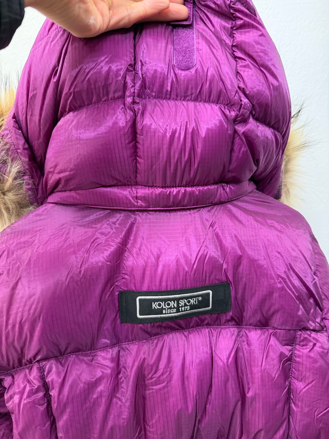 정품) 코오롱 여성 구스다운 패딩 95 상품이미지6