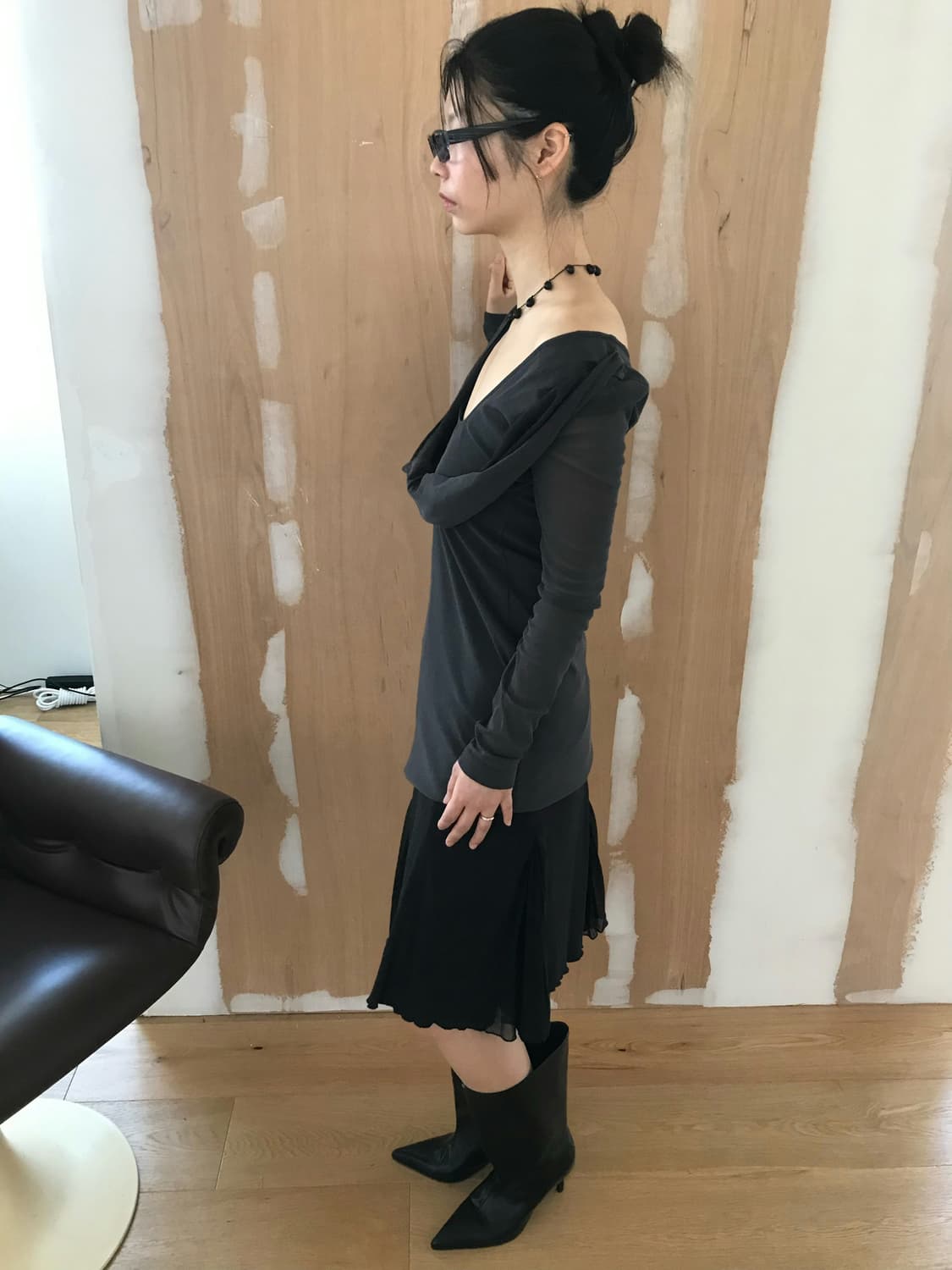 vintage button skirt (27inch) 상품이미지6