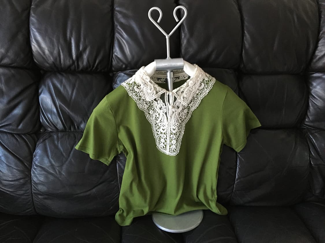 lace collar tee 상품이미지1