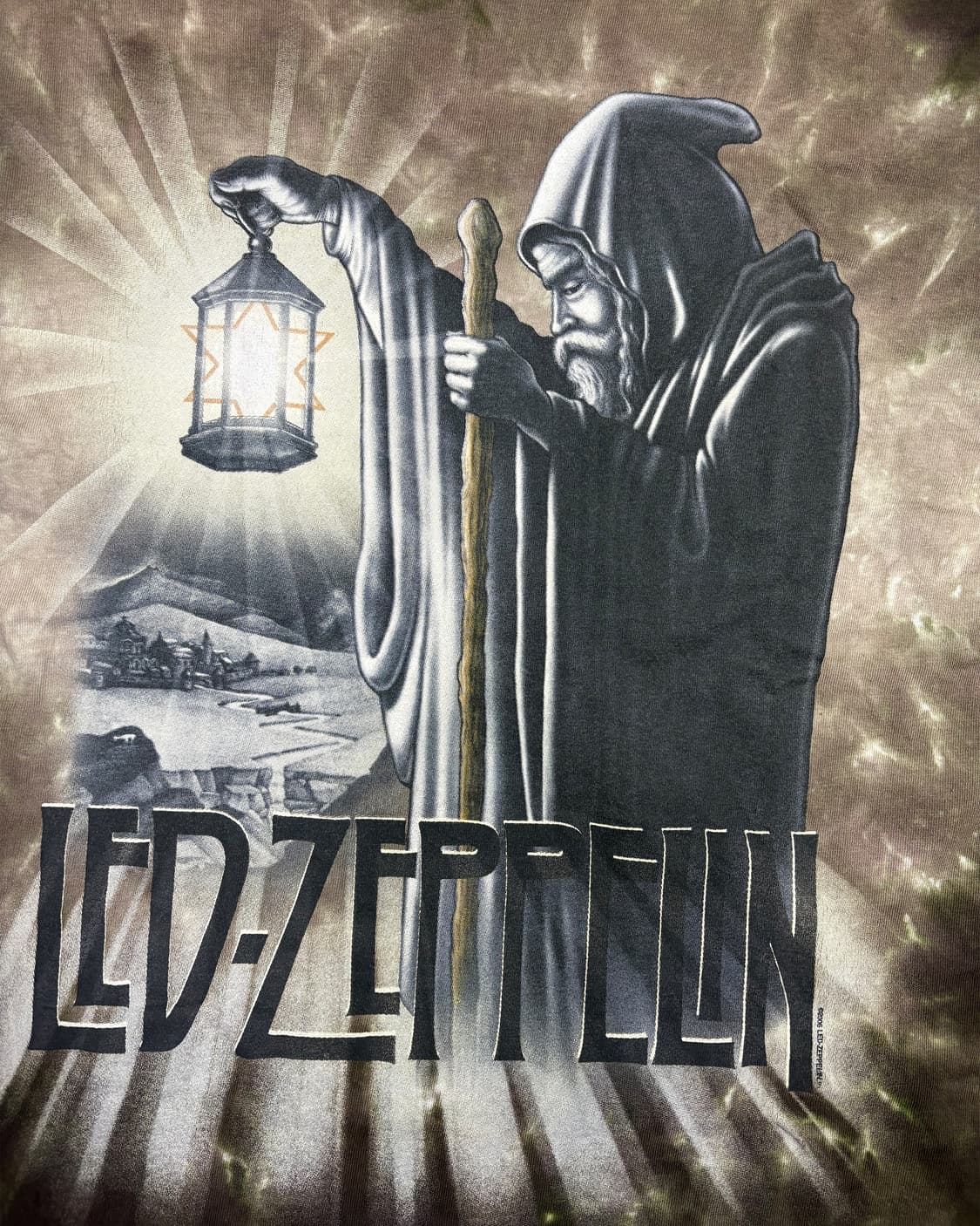 Led Zeppelin 06 Tie-Dye Black Magician t 상품이미지3