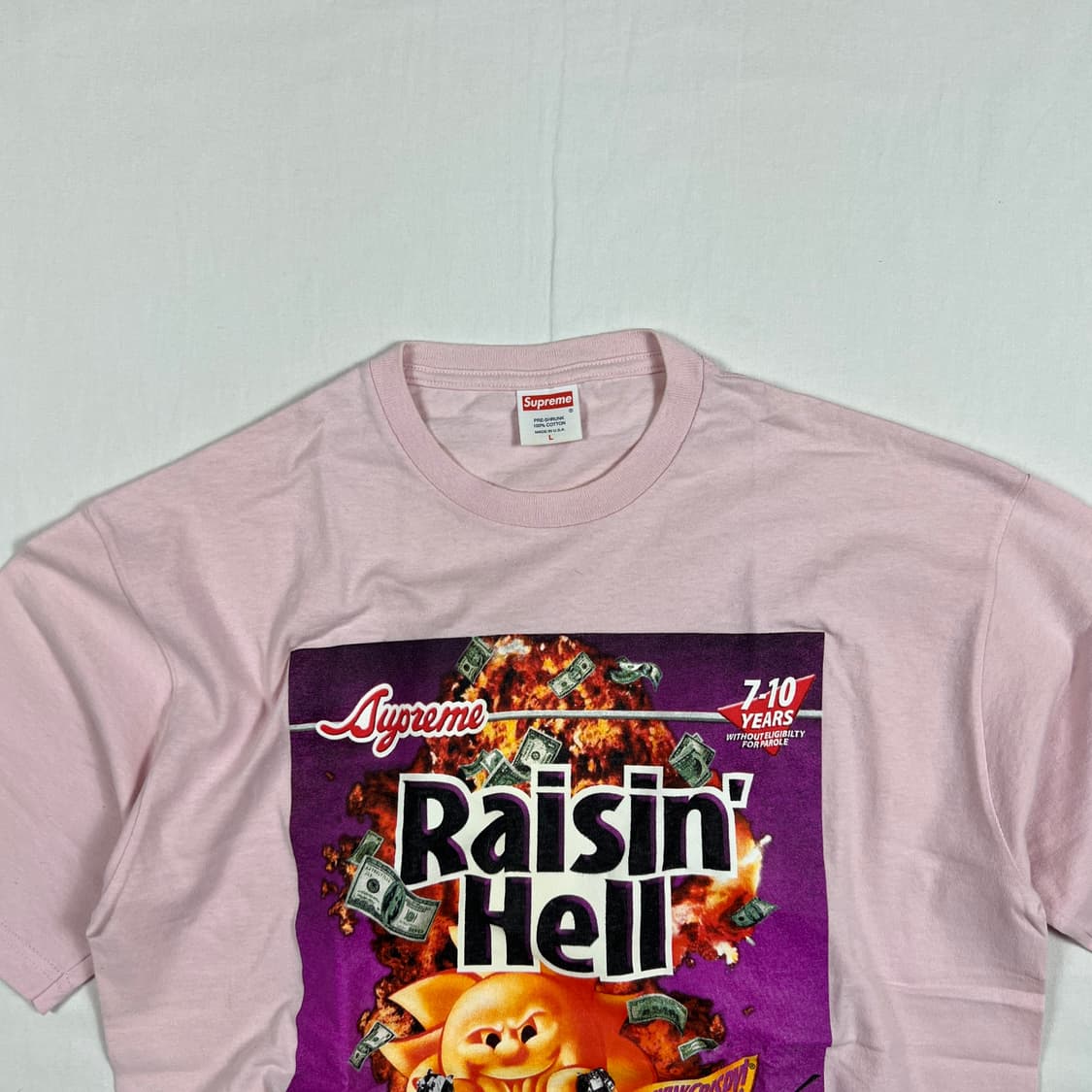 2005년도 슈프림 raisin hell 그래픽 반팔티 상품이미지2