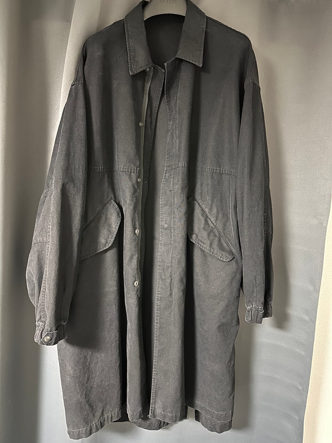 다이브인 트러커파카 블랙 1사이즈 상품이미지2