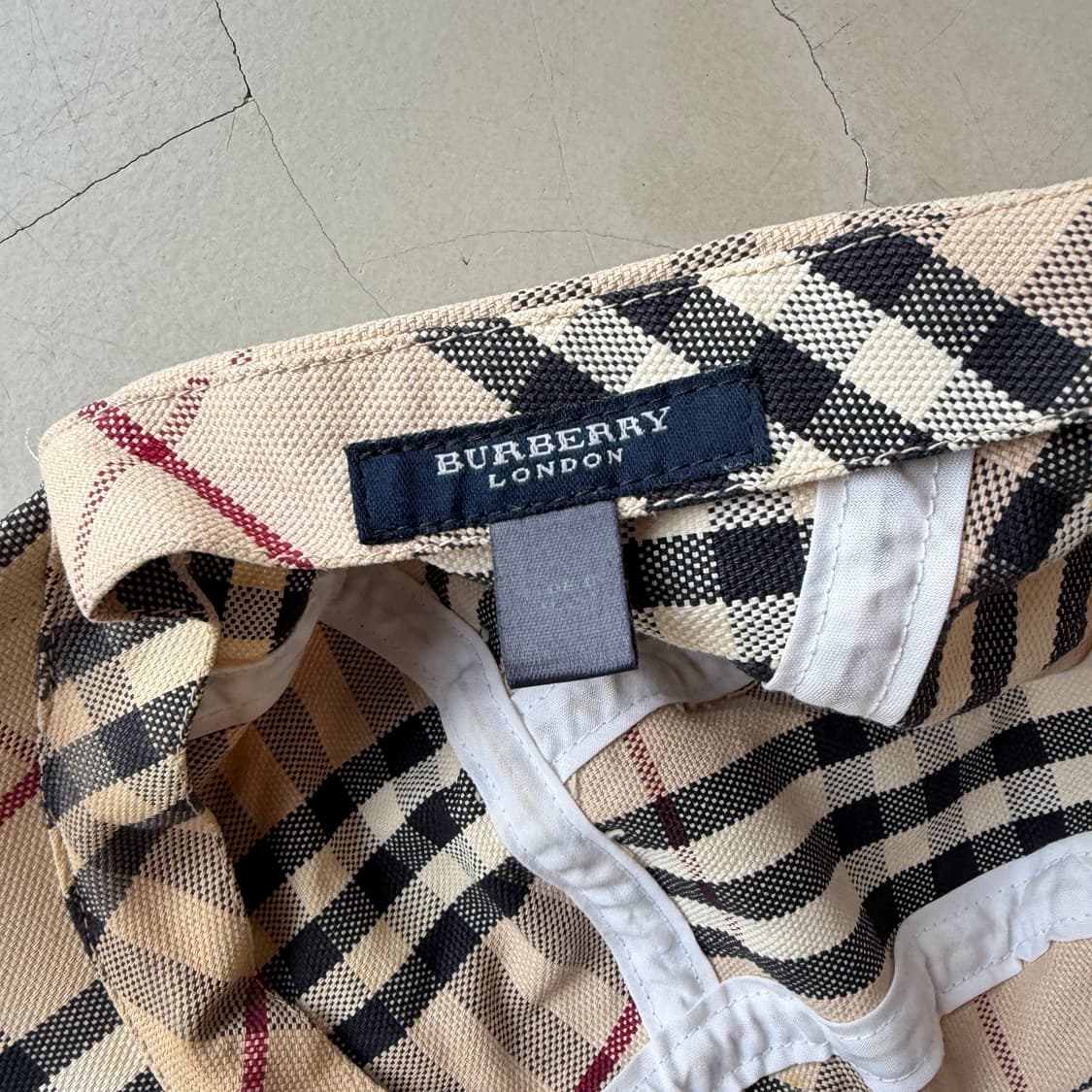 버버리 노바체크 캠프캡 상품이미지4