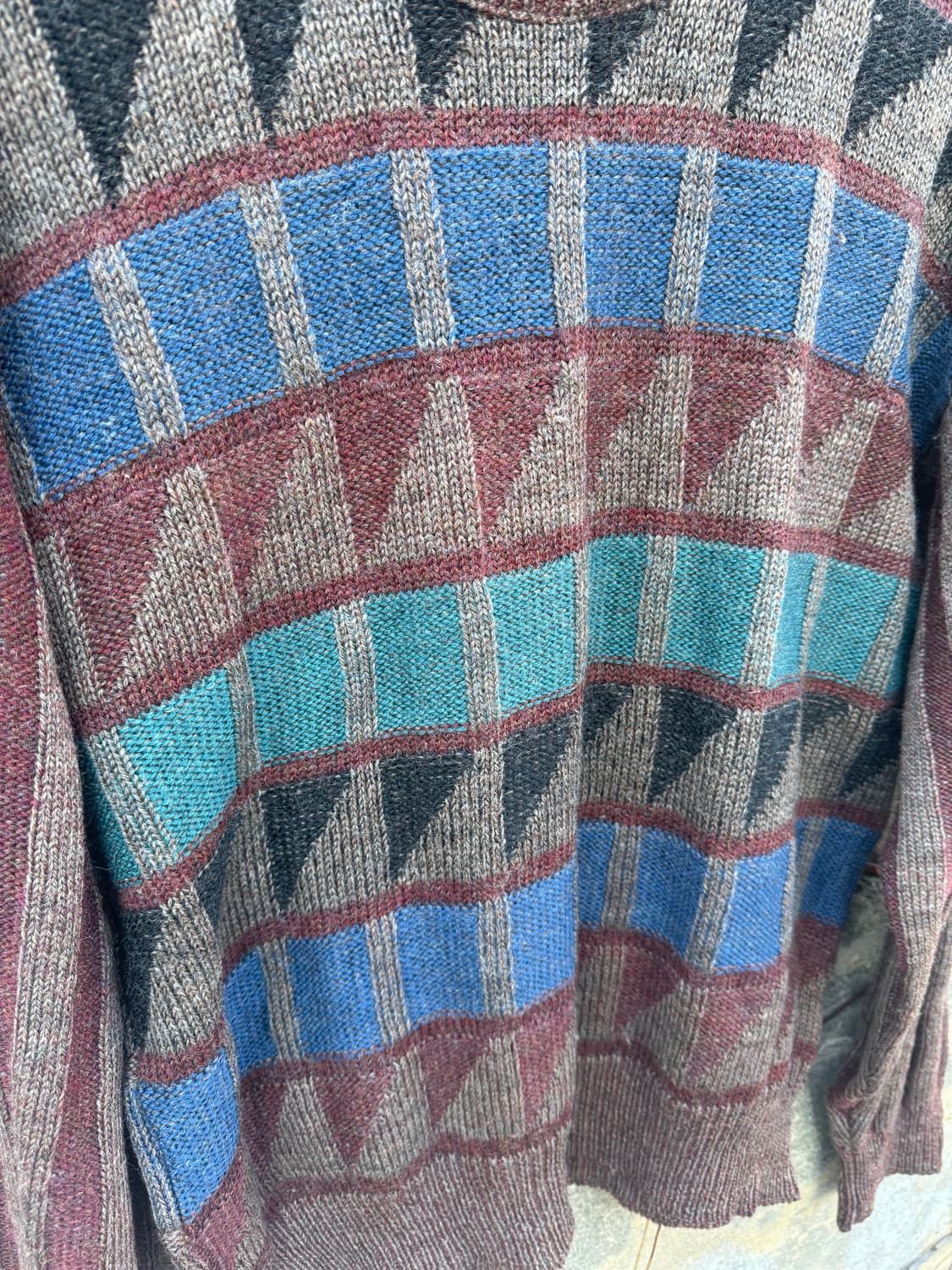 80s 펜들턴 빈티지 멀티컬러 울 니트 m 상품이미지5