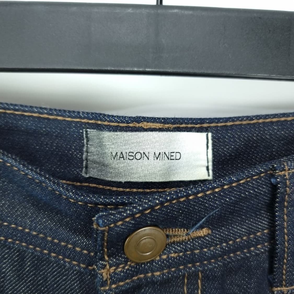 [메종미네드] 와이드 카고 인디고 데님 팬츠 바지 M18257 상품이미지7