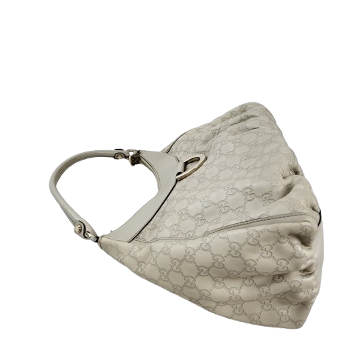 정품 구찌 시마 레더 D링 호보 숄더백 라지 상품이미지5