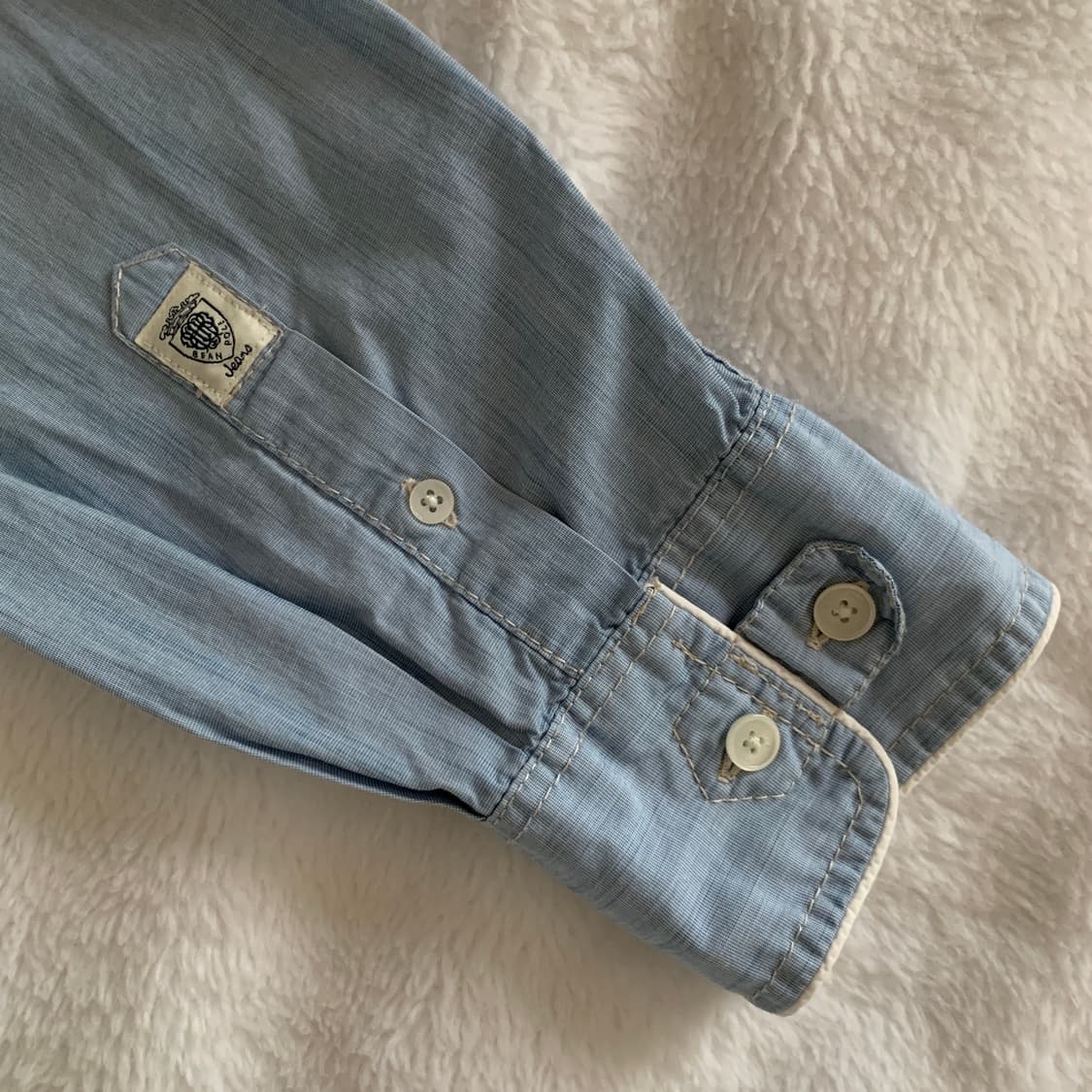 빈폴진스 BEANPOLE JEANS 빈티지 연청 셔츠 상품이미지8