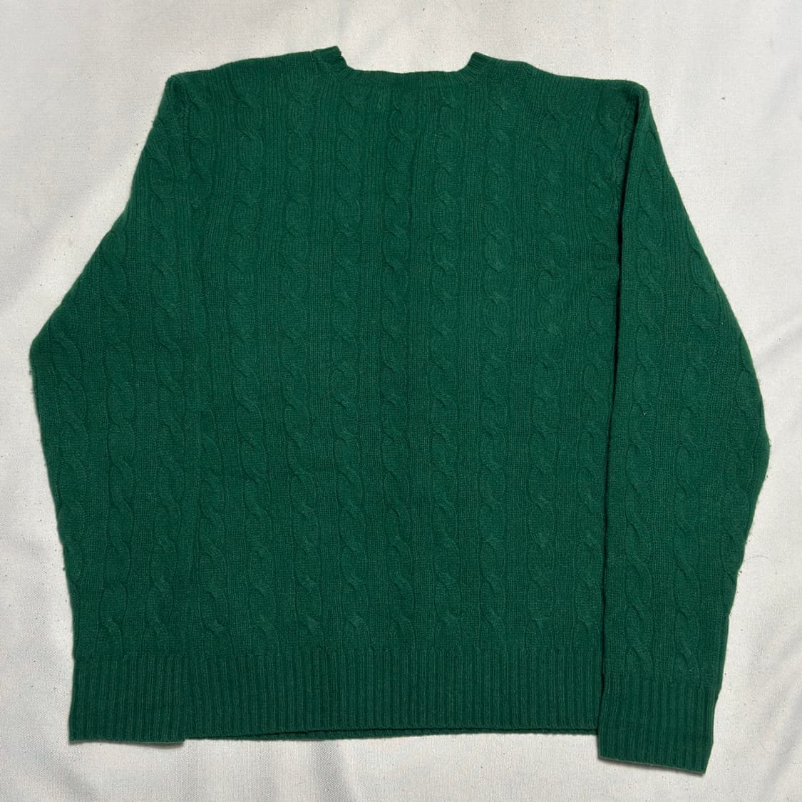 M 폴로랄프로렌 캐시미어 그린 케이블 니트 상품이미지3