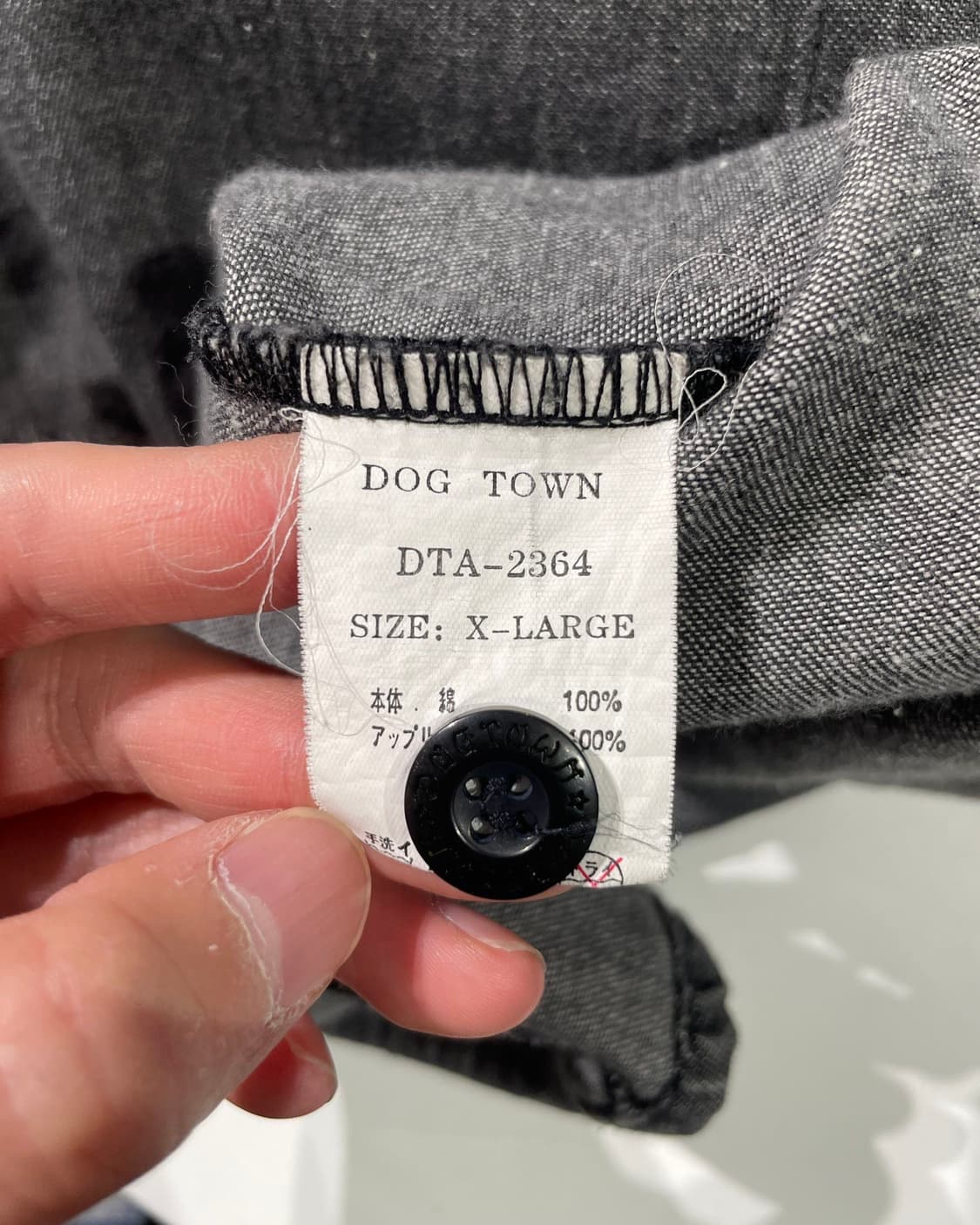 도그타운 흑청 오리엔탈 스트릿 데님 셔츠 상품이미지9