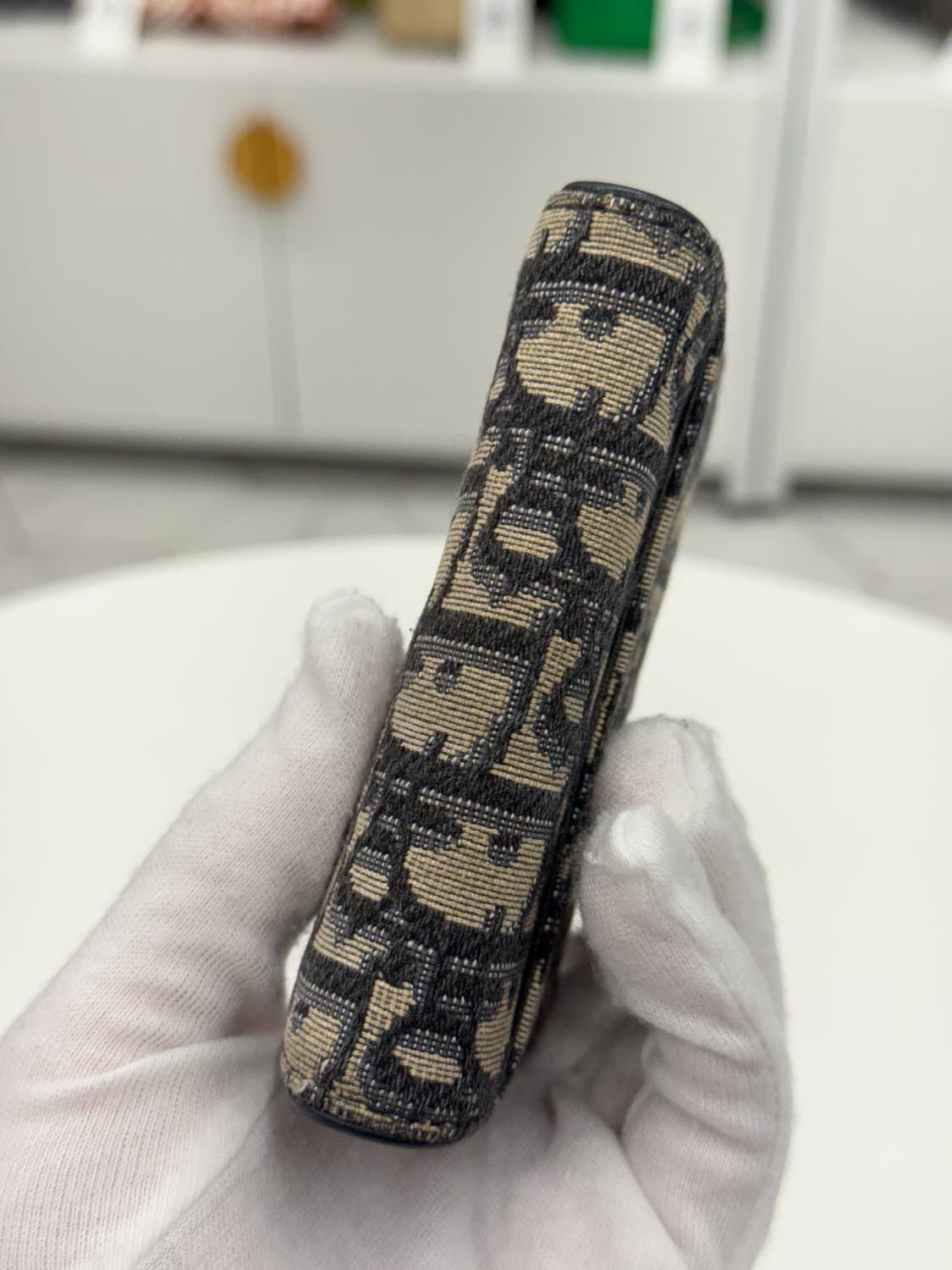 [OS] 디올 오블리크 새들 플랩 카드지갑 상품이미지6