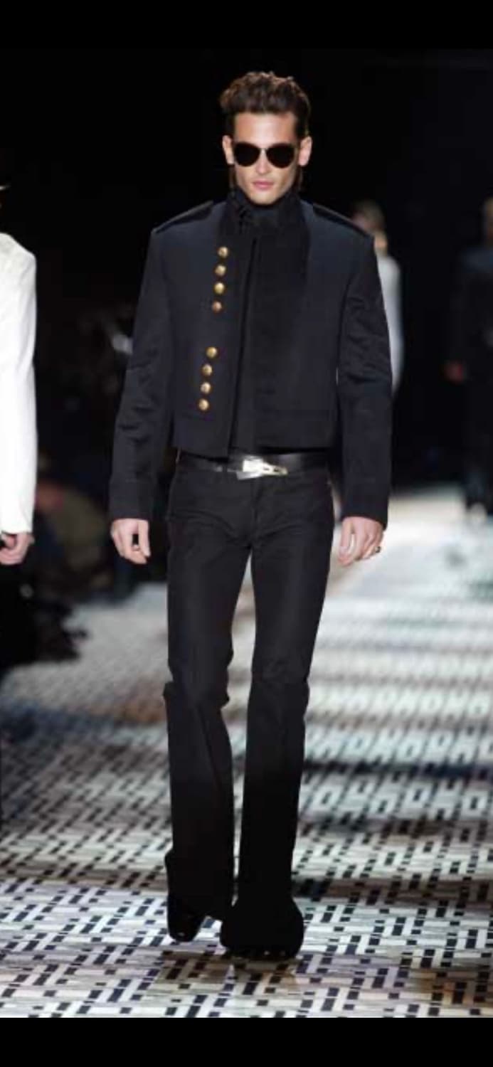 04FW GUCCI ARCHIVE WOOL CROPPED JACKET 상품이미지1